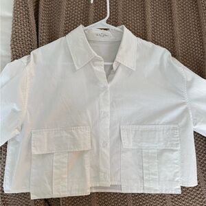 Vintage White Button Up